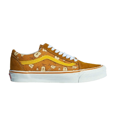 Pre-owned Vans Undefeated X Og Old Skool Lx 'u-man - Buckthorn Brown'