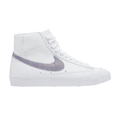 Pre-owned Nike Wmns Blazer Mid '77 'purple Glitter' In White