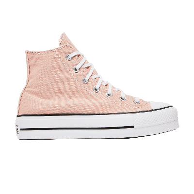 Pre-owned Converse Wmns Chuck Taylor All Star Lift Platform High 'seasonal Color - Pink Clay'