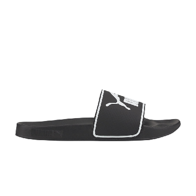 Pre-owned Puma Leadcat 2.0 Slide 'black White'