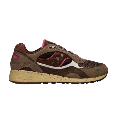 Pre-owned Saucony Feature X Shadow 6000 'chocolate Chip' In Brown
