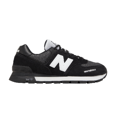 Pre-owned New Balance 574 Rugged 'black White' In Blue