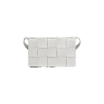 Pre-owned Bottega Veneta Cassette Bag 'white/gold'