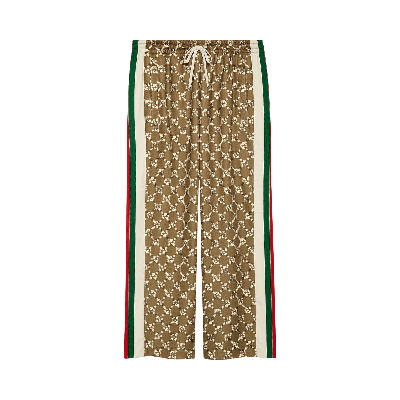 Pre-owned Gucci Trouser 'military Green/ivory'