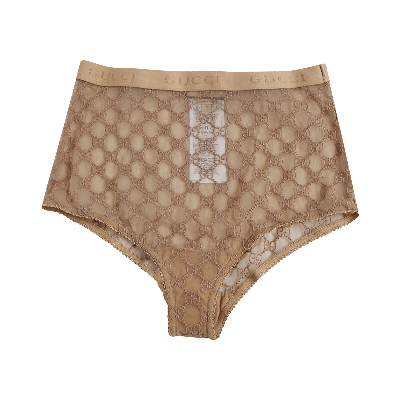 Pre-owned Gucci Panties 'caramel' In Brown