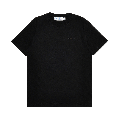 Pre-owned Off-white Diag Tab Slim Short-sleeve Tee 'black'