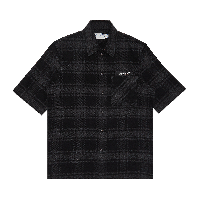 Pre-owned Off-white Outline Arr Flan Over Short-sleeve Shirt 'grey Black'