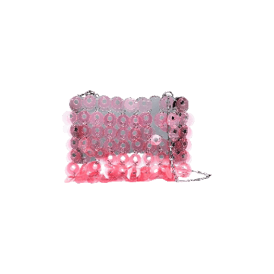 Pre-owned Paco Rabanne Sparkle Pochette 'pink/silver'