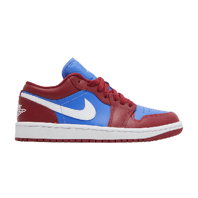 Pre-owned Air Jordan Wmns  1 Low 'deep Red Blue'