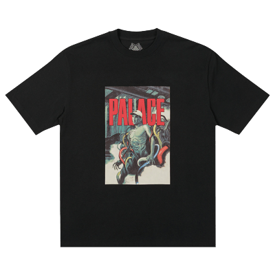Pre-owned Palace Mangas T-shirt 'black'