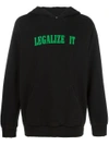 PALM ANGELS PALM ANGELS - LEGALIZE IT HOODIE ,PMBB007S17088075104011840949