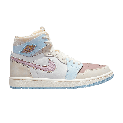 Pre-owned Air Jordan Wmns  1 High Zoom Comfort 'pink Oxford Plum Fog'