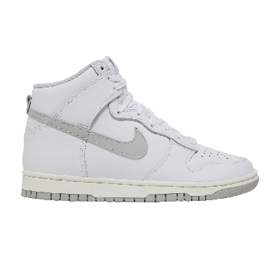 Pre-owned Nike Wmns Dunk High 'grey Fog' In White