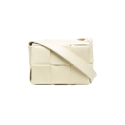 Pre-owned Bottega Veneta Mini Cassette Bag 'zest/washed Silver'