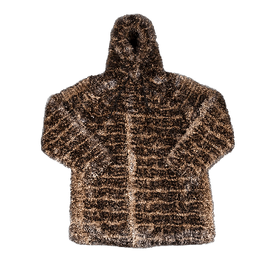 Pre-owned Supreme Faux Fur Hooded Coat 'brown'