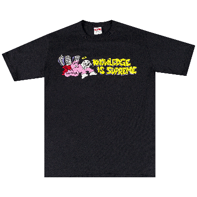 Pre-owned Supreme Knowledge Tee 'black'