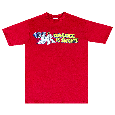 Pre-owned Supreme Knowledge Tee 'red'
