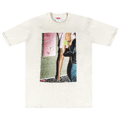 Pre-owned Supreme Model Tee 'natural' In Cream