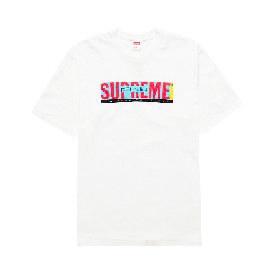 Pre-owned Supreme All Over Tee 'white'