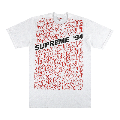 Pre-owned Supreme Respected Tee 'white'