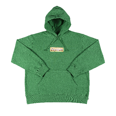 Pre-owned Supreme Bling Box Logo Hooded Sweatshirt 'green'