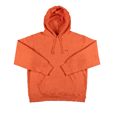 Pre-owned Supreme Small Box Hooded Sweatshirt 'apricot' In Orange
