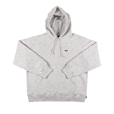 Pre-owned Supreme Small Box Hooded Sweatshirt 'ash Grey'