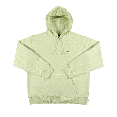 Pre-owned Supreme Small Box Hooded Sweatshirt 'pale Green'