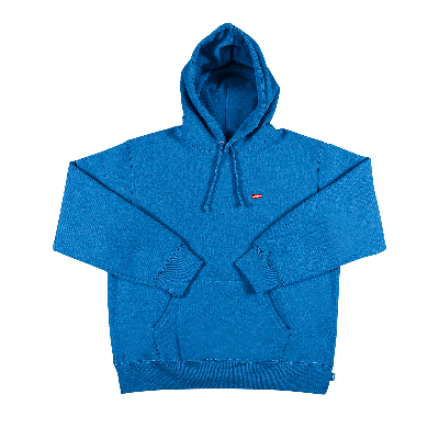 Pre-owned Supreme Small Box Hooded Sweatshirt 'bright Blue'