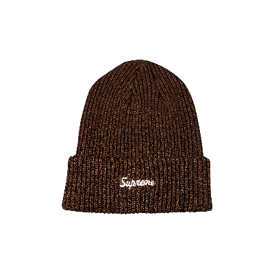 Pre-owned Supreme Loose Gauge Beanie 'brown'