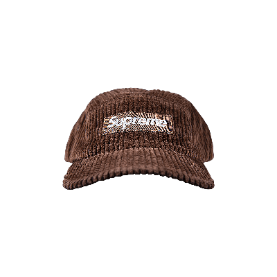 Pre-owned Supreme Corduroy Camp Cap 'brown'