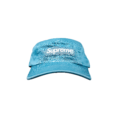 Pre-owned Supreme Washed Chino Twill Camp Cap 'teal'