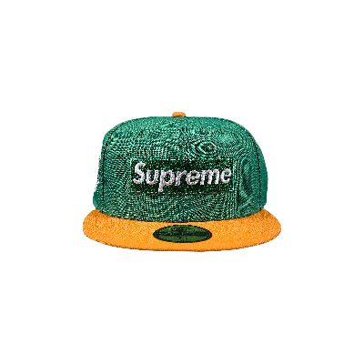 Pre-owned Supreme 2-tone Box Logo New Era 'green'