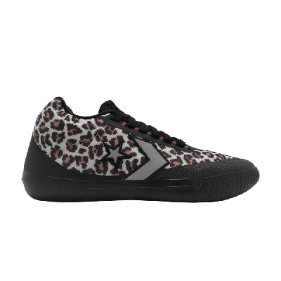 Pre-owned Converse All Star Bb Evo 'leopard' In Black