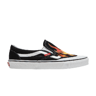 Pre-owned Vans A$ap Rocky X Classic Slip-on 'worldwide Pack - Black Flame'