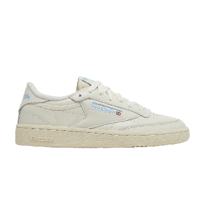 Pre-owned Reebok Wmns Club C 85 'chalk Sky Blue' In Tan