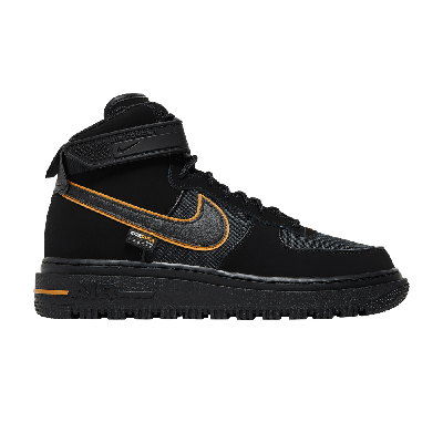 Pre-owned Nike Air Force 1 Boot 'black University Gold'