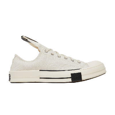 Pre-owned Converse Rick Owens X Drkshdw Drkstar Chuck 70 Low 'egret' In White