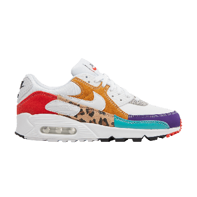 Pre-owned Nike Wmns Air Max 90 'safari Mix' In White