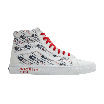 Pre-owned Vans Usps X Sk8-hi Reissue 'postal Service' In White