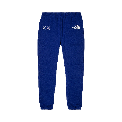 Pre-owned The North Face X Kaws Sweatpants 'bolt Blue'