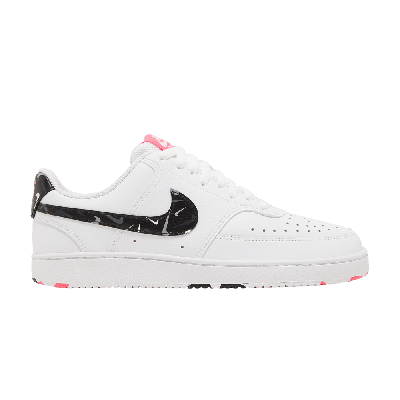 Pre-owned Nike Wmns Court Vision Low 'white Multi Swoosh'