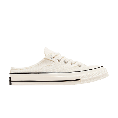 Pre-owned Converse Chuck 70 Mule 'egret' In White