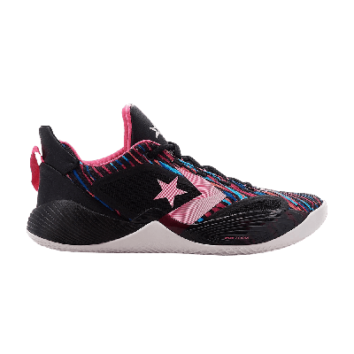 Pre-owned Converse All Star Bb Shift 'black Neon Pink'