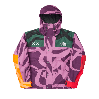 Pre-owned The North Face X Kaws Retro 1986 Mountain Jacket 'pamplona Purple'