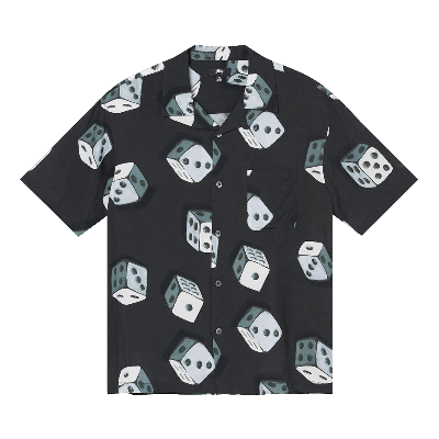 Pre-owned Stussy Dice Pattern Shirt 'black'