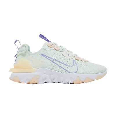 Pre-owned Nike Wmns React Vision 'barely Green Purple Pulse'