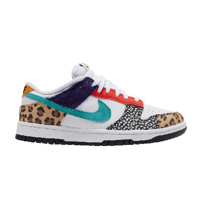 Pre-owned Nike Wmns Dunk Low Se 'safari Mix' In White