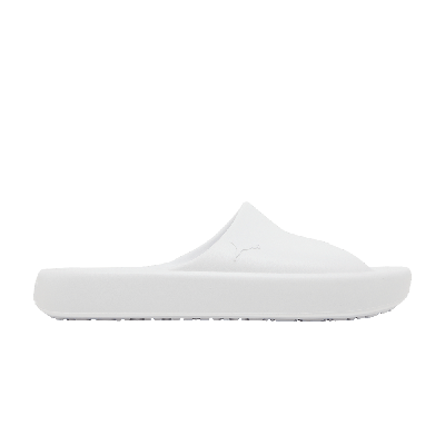 Pre-owned Puma Shibui Cat Slide 'white'