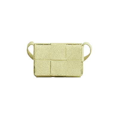 Pre-owned Bottega Veneta Mini Cassette Bag 'lemon Washed' In Yellow